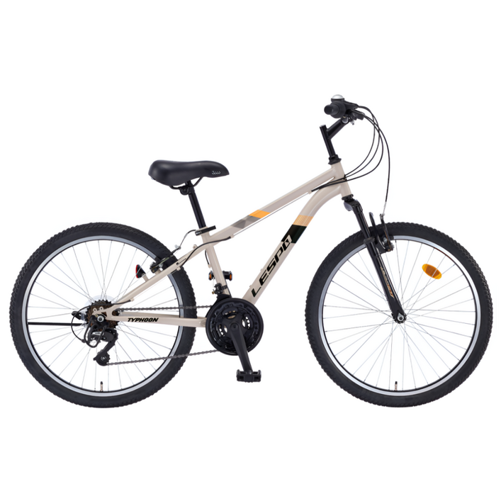 2025 삼천리 레스포 24 태풍SF 자전거 초등학생 중학생 주니어 입문용 MTB자전거, 1개, 159cm, 베이지 (99% 조립)