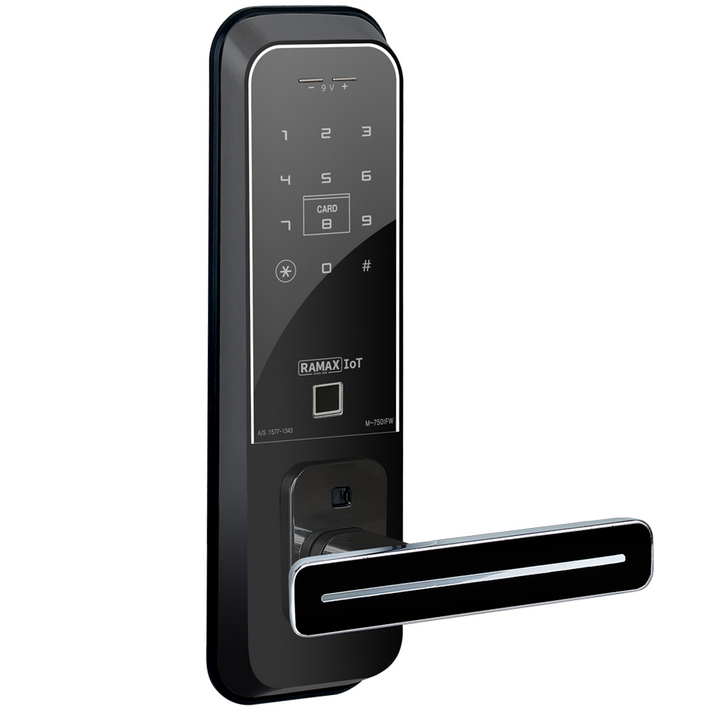 IoT WiFi 스마트 도어락 무타공 M750 원격제어 앱제어, M750IFW원격제어지문인식