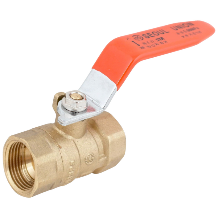 노바마켓 KS 볼밸브 8A 부터 100A 수도배관밸브 황동 볼벨브 모음, 1개