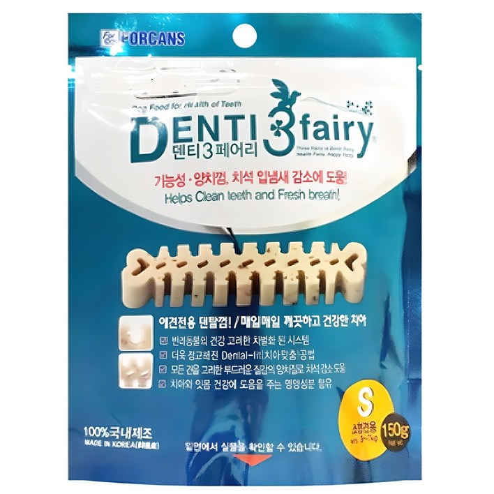 포켄스덴티페어리 반려견 덴탈껌 S 소형견용