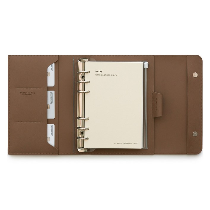 퍼니메이드 가죽 만년형 타임플래너 다이어리 + 속지 세트