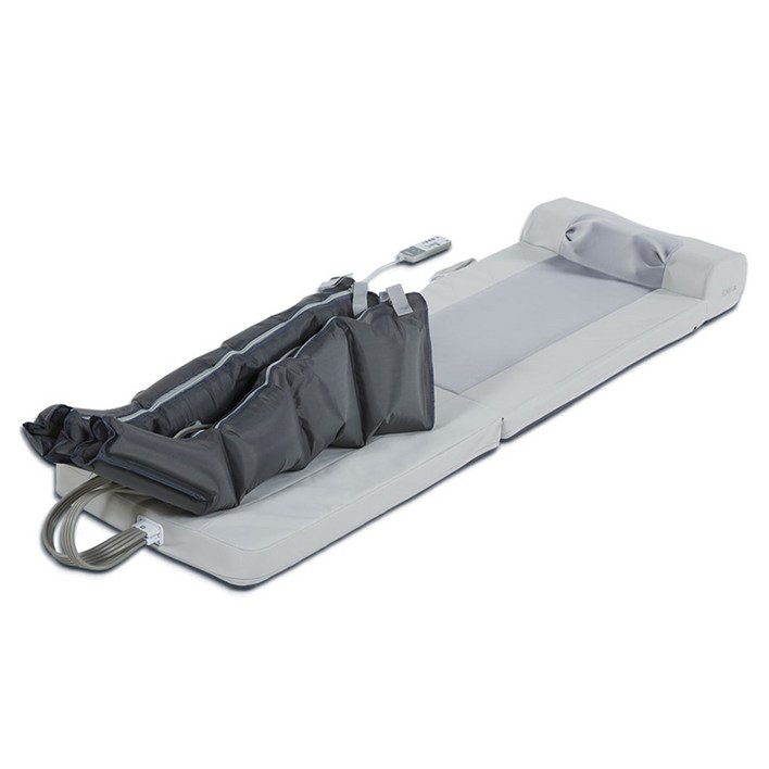 휴플러스 온열 전신마사지 안마베드, KIMPRO25, 라이트 그레이