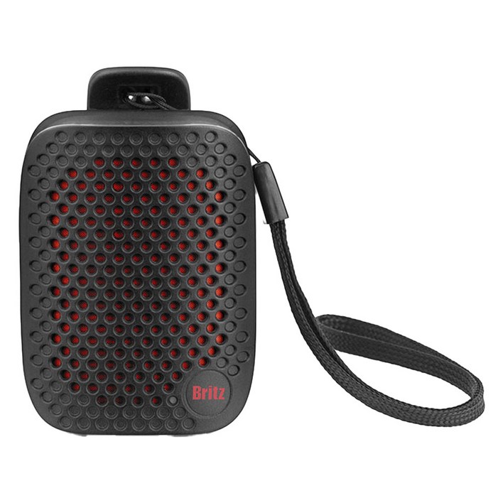 브리츠 마그네틱 클립 휴대용 블루투스 스피커 BZ-WK1, BZ-WK1, 블랙
