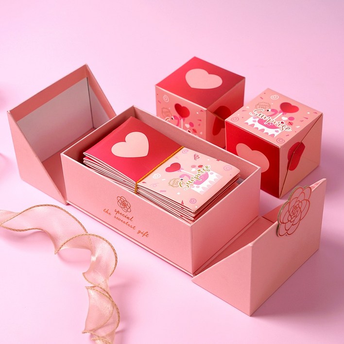 아침향기 돈벼락 폭탄 용돈박스 서프라이즈 고급 케이스 세트