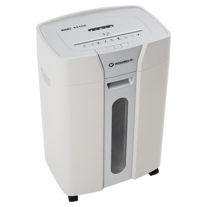 카피어랜드 오토 문서 세단기 중형 26L, s-515c, 화이트