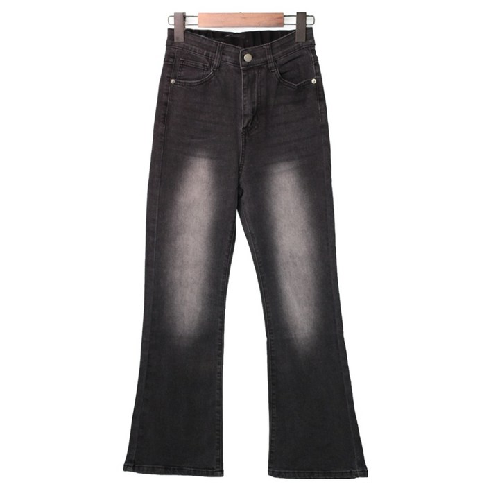 KNIT44 여성용 롱/베이직/숏 기장 워싱 인밴드 슬림핏 부츠컷 데님 팬츠 PJ-2501