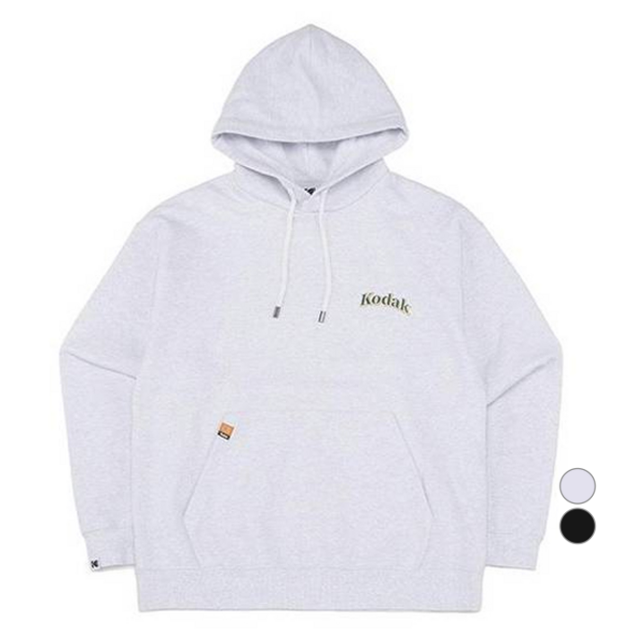 코닥어패럴 남녀공용 레터링 고중량 오버핏 면 후드
