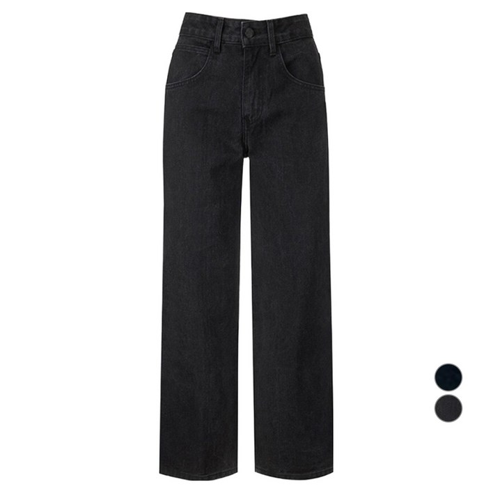 온앤온 여성용 스트레이트핏 데님 팬츠