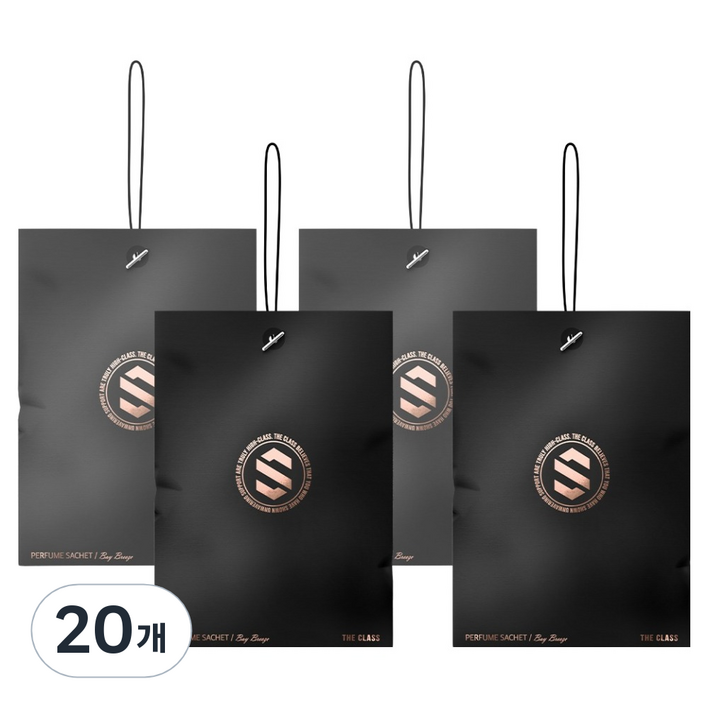 더클래스 퍼퓸 사쉐 차량용 방향제, 20개, 베이 브리즈