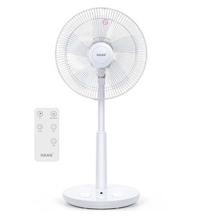 한경희이지라이프 초미세풍 발터치 리모컨 선풍기 HAAN-HDC230