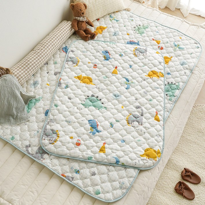 쁘리엘르 유아용 다이노 면 방수 패드