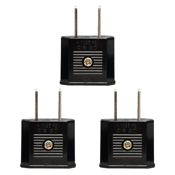 홈플래닛 국내생산 220V 변환 110V 플러그 여행용 어댑터 나사형