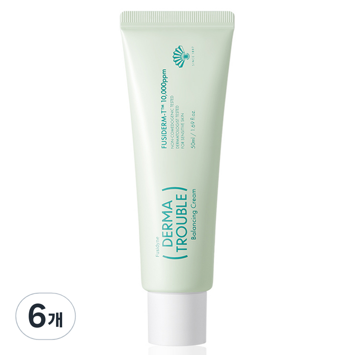 후시다인 동화약품 더마트러블 밸런싱 크림, 50ml, 6개