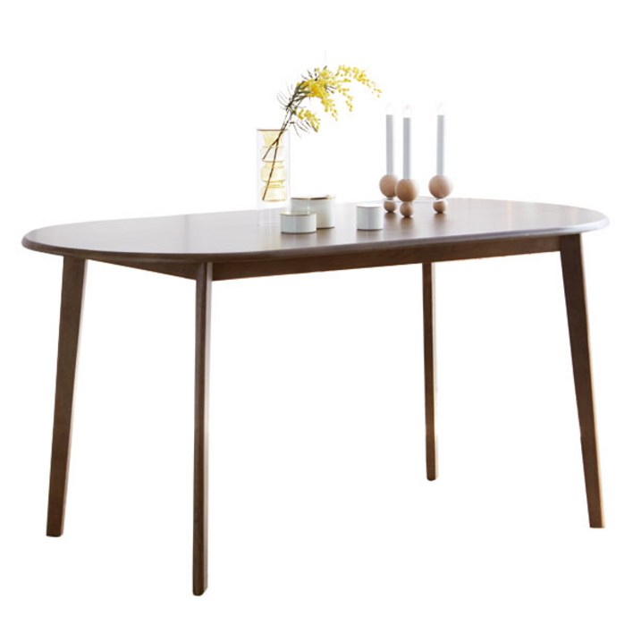 베스트리빙 캔버라 타원형 6인용 원목테이블 1500