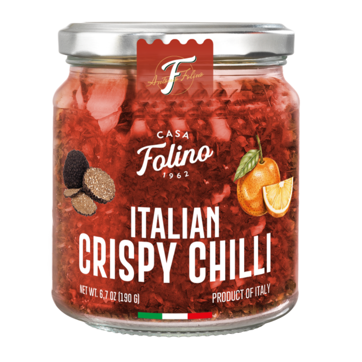 카사폴리노 Italian 크리스피 칠리 꿀  매운 고추 스프레드 이탈리아산 CasaFolino, 1개, 190g