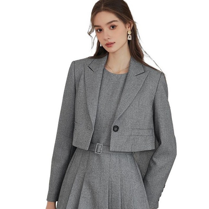 송혜교 영화 시사회 롱 원피스 자켓 투피스 세트 여성 정장 패션 의류