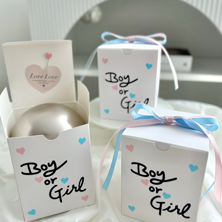 DIY 미니젠더리빌 젠더리빌 풍선 팝핀벌룬 임밍아웃 베이비샤워 아기성별이벤트