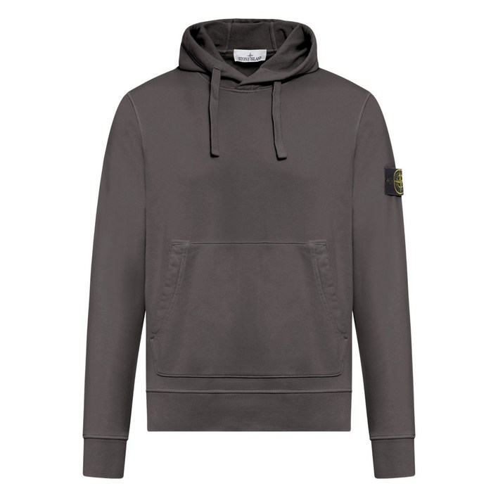 스톤 아일랜드 드로스트링 캥거루 포켓 후디