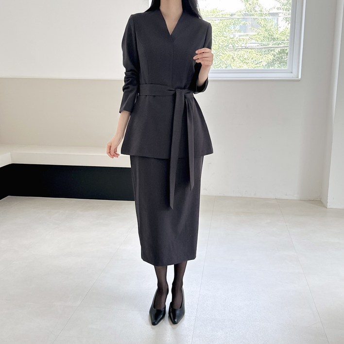 여성 빅사이즈 상견례 결혼식 하객룩 원피스