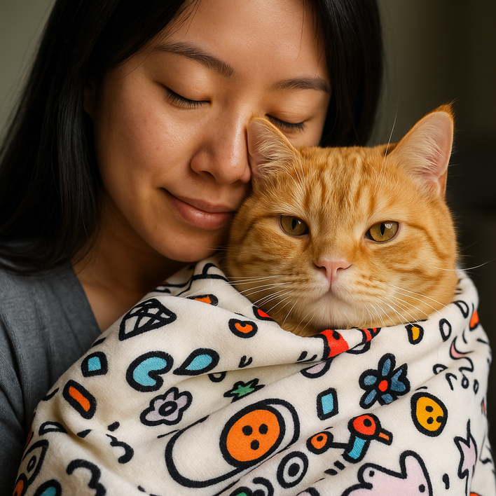 튼튼댕냥 병원 미용 관리시 필수템 고양이 매직 포대기