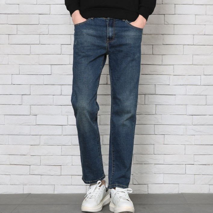 위드진 남자청바지 사계절 S3XL 타운 옆밴딩 워싱데님