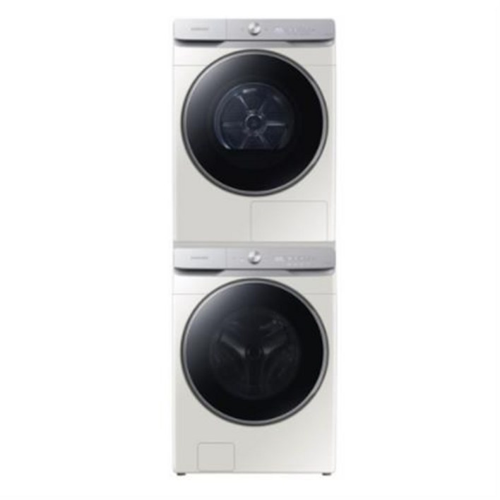 삼성전자 그랑데 AI 세탁기 WF24T9500KE 24kg  건조기 DV16T9720SE 16kg 직렬 설치 패키지 방문설치