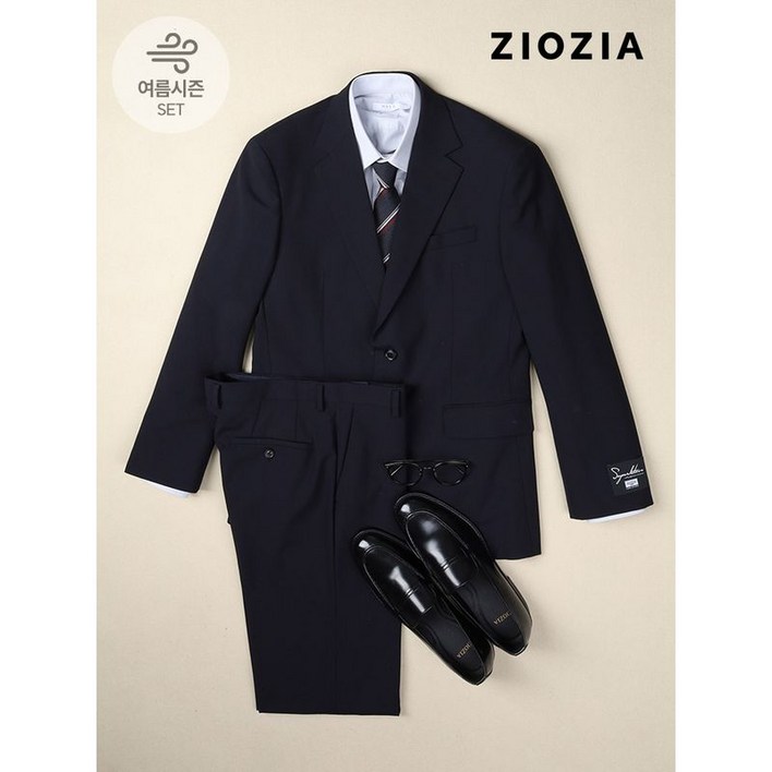 지오지아컴포트 미라클 쿨맥스 네이비 정장세트 ACD2SB1301ACD2SP1301DNV