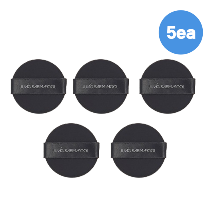 정샘물 쿠션 퍼프 블랙