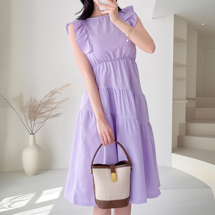 글램디브 러울르 프릴 캉캉 원피스 AH0523