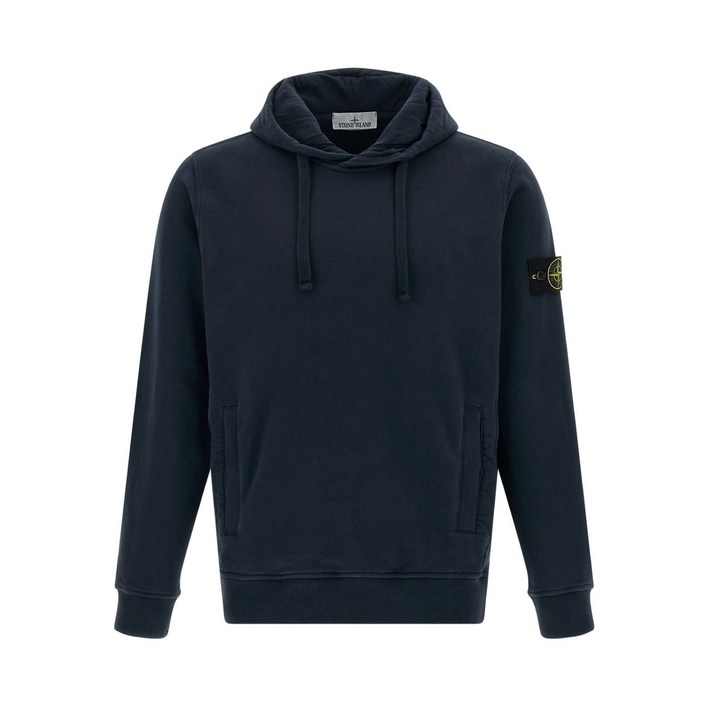 스톤 아일랜드 로고 배지 후디