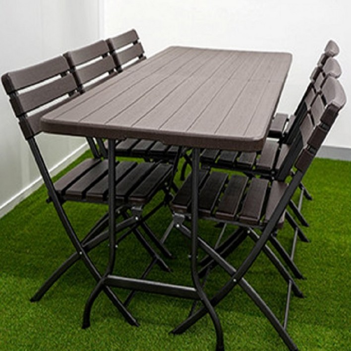 브로몰딩 접이식 일자형 폴딩 테이블 1200 1800 가판대 이동식 플라스틱 책상 의자 다이소 코스트코 이케아 20230323