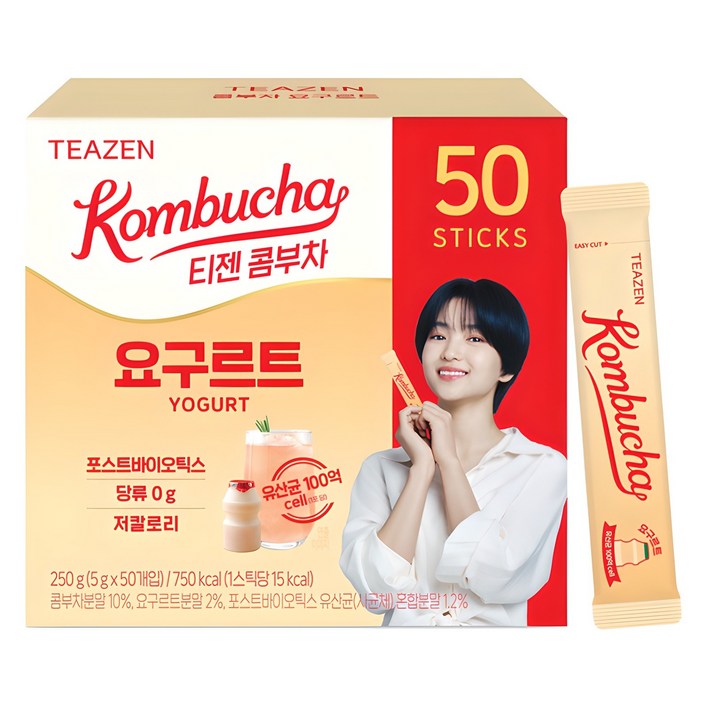 티젠 콤부차 요구르트, 5g, 50개입, 1개 티젠 콤부차 요구르트, 5g, 50개입, 1개
