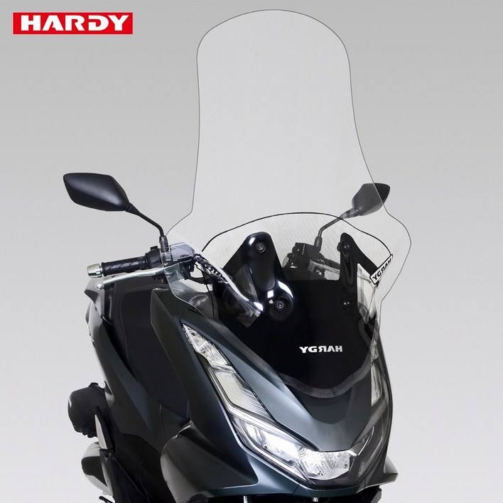 하디 혼다 PCX125 2021년-2024년 전용 88cm 클리어타입 롱 윈드스크린, 1개