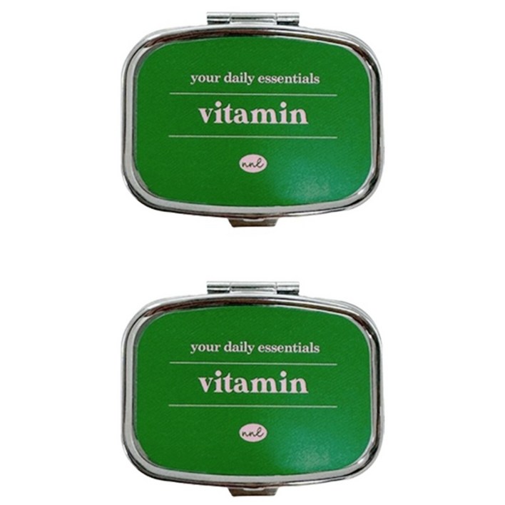 뉴앤룩 사각틴케이스 2p