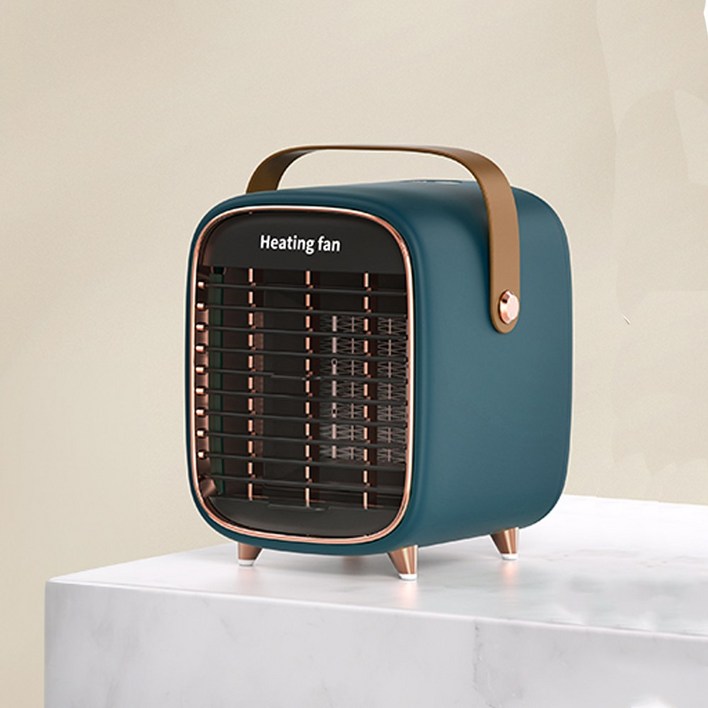 디안스 미니 온풍기 사무실 가정용, 그린