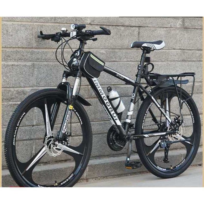 청소년 성인 산악자전거 남성용 24인치 초경량 변속 자전거 산악 MTB, 2426인치 랜덤스포크휠, 1개, 140cm