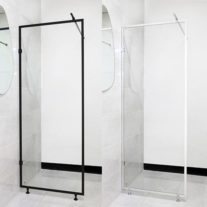 미러메이드 욕실 화장실 샤워 파티션 부스 강화 유리 셀프 욕실칸막이