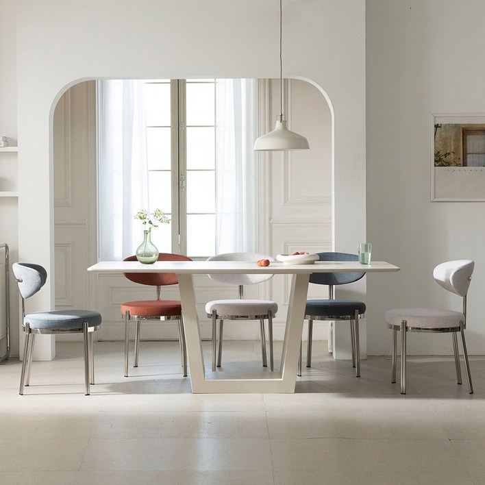 카펜터홈 펠라토 프리미엄 천연 세라믹 포세린 4인식탁