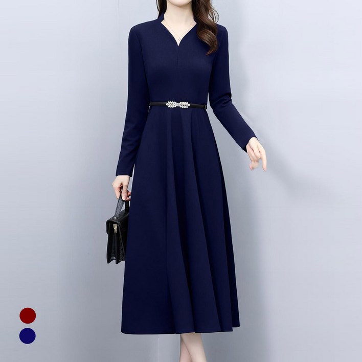 클라셰 슬릿롱레이디정장원피스벨트SETCB4WOP033C