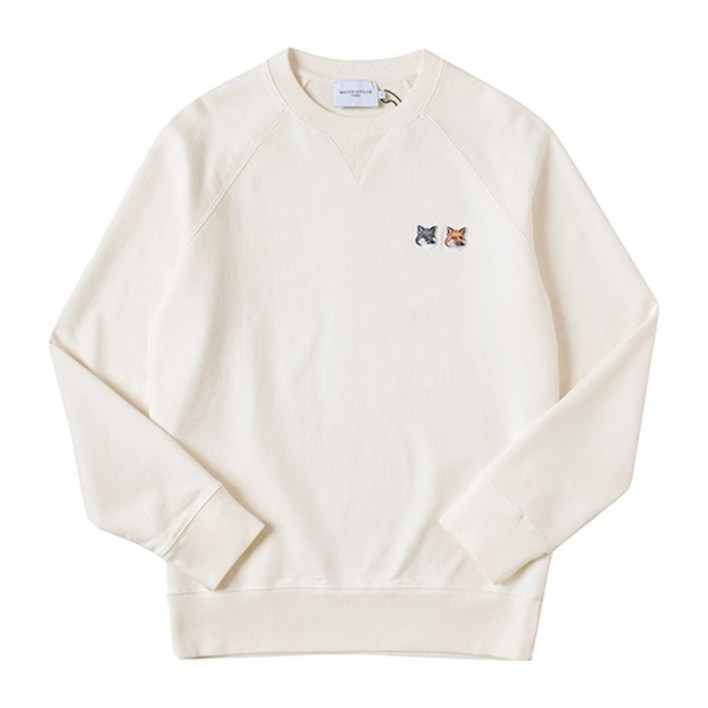 FM00358KM0002 P702 더블 폭스 헤드 패치 남성 맨투맨