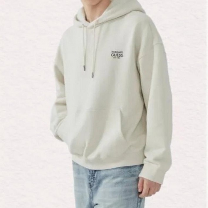 게스 남녀공용 세미오버 후드티_K MO4K4490 985858