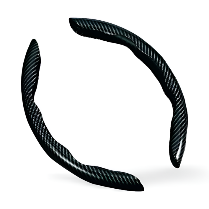 커버핏 리얼 카본 탄소섬유 프리미엄 핸들커버, 카본 블랙