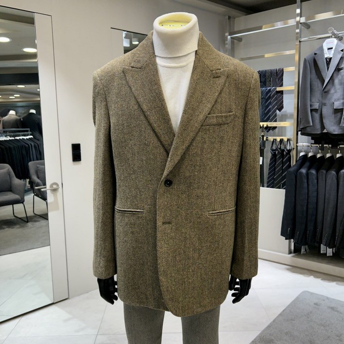 지이크 파렌하이트 23FW [FAHREN] 셔틀랜드 헤링턴 자켓 FHEAX4118