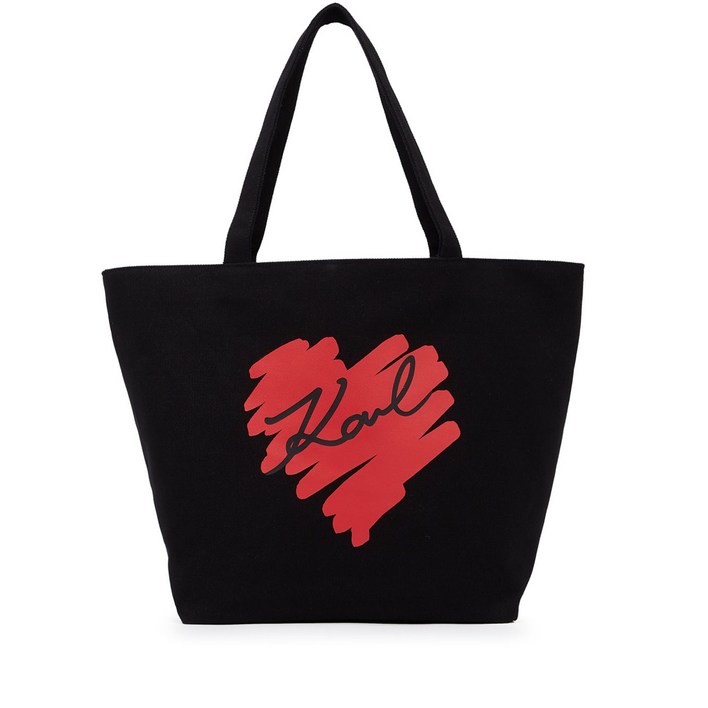 칼 라거펠트 K/하트 리버서블 토트 백