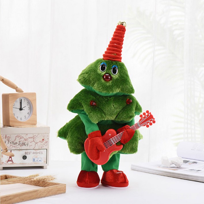 크리스마스 춤추는 트리인형 3종 트리 산타 눈사람 루돌프 장식소품 파티용품