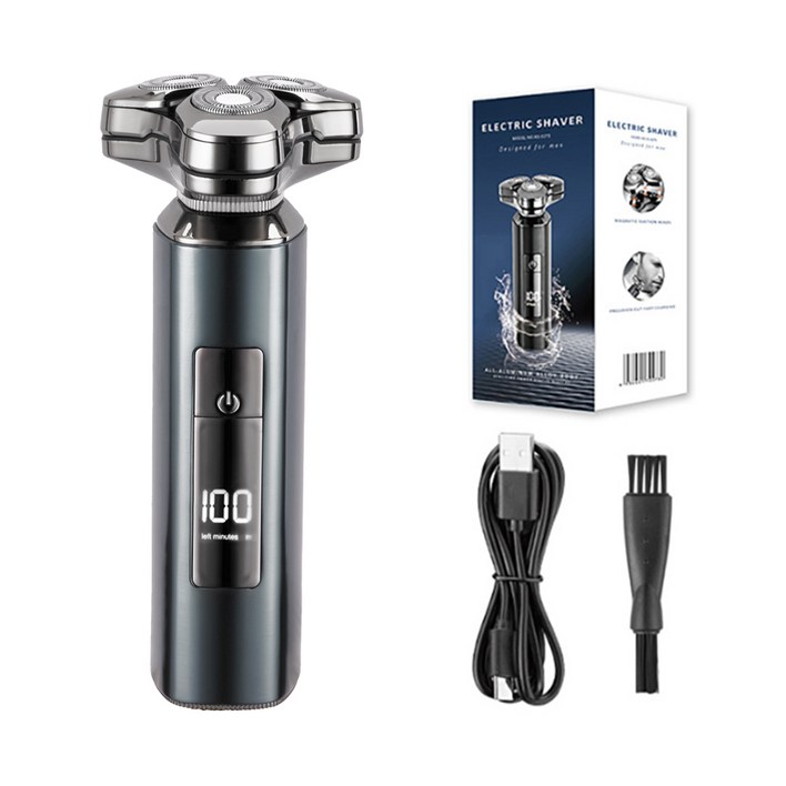 WENIZ 남자 전기면도기 IPX7 완벽방수 , CP5803, 실버스카이실버