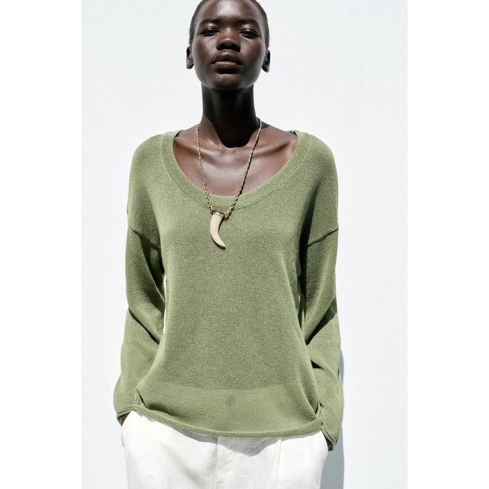 ZARA 자라 러스틱 니트 스웨터 5536029 5536029