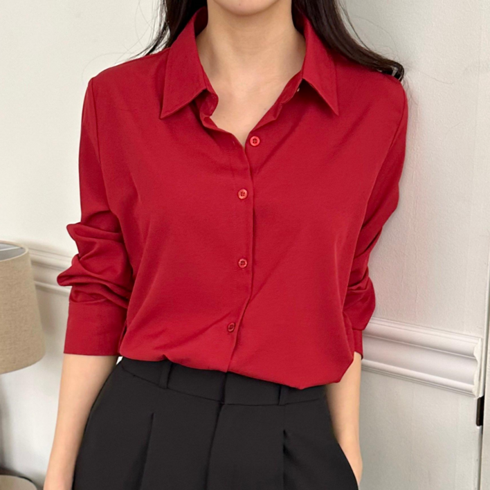 루나제이 여성 블라우스 구김없는 여자 셔츠 링클프리 14가지 컬러