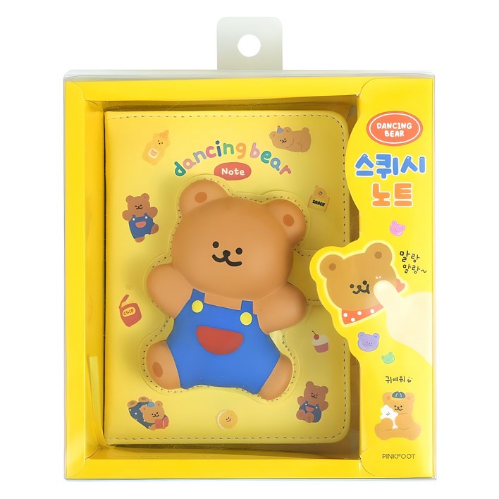 핑크풋 12000 댄싱베어 스퀴시 노트