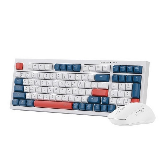 지클릭커 오피스프로 WMK50 사일런스 M 98 무선 키보드 마우스 세트, 일반형, Gun dam, WMK50